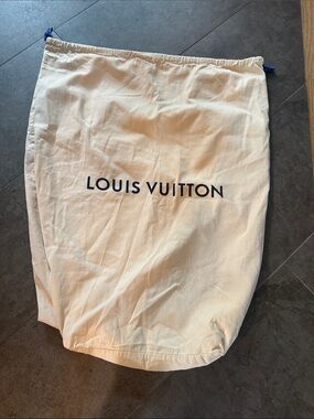 Louis Vuitton extra large drawstring dust bag